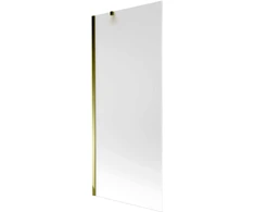 Vonios sienelė Mexen Next I, Gold/matinis stiklas, 80 x 150 cm