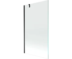 Vonios sienelė Mexen Next I, Juodas/Transparent, 100 x 150 cm
