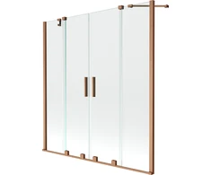 Vonios sienelė Mexen Velar Duo II, Brushed copper, 150 x 150 cm