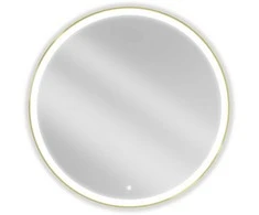 Vonios veidrodis Mexen Esso Gold su LED apšvietimu ir apsauga nuo rasojimo, 100 cm