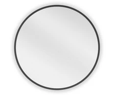Vonios veidrodis Mexen Loft Round, 35 cm, Juodas