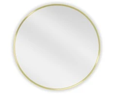 Vonios veidrodis Mexen Loft Round, 60 cm, Gold