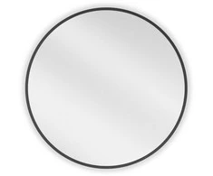 Vonios veidrodis Mexen Loft Round, 65 cm, Juodas