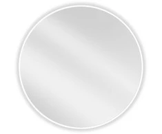Vonios veidrodis Mexen Loft Round, 80 cm, Baltas