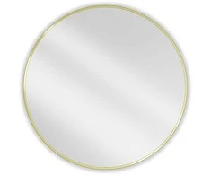 Vonios veidrodis Mexen Loft Round, 95 cm, Gold