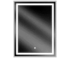 Vonios veidrodis Mexen Miko su LED apšvietimu ir šildymo kilimėliu, 60 x 80 cm