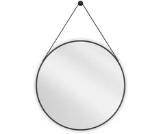 Vonios veidrodis Mexen String Juodas, 70 cm