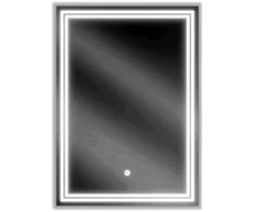 Vonios veidrodis Mexen Taco su LED apšvietimu ir šildymo kilimėliu, 50 x 70 cm