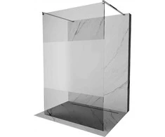 Walk-in dušo sienelė Mexen Kioto, Chrome, pusiau matinė, 140 x 200 cm