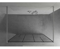 Walk-in dušo sienelė Mexen Kioto, Chrome/Juodas pattern, 110 x 200 cm