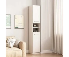 Muvu Balta moderni aukšta loft stiliaus knygų spinta, 180 cm