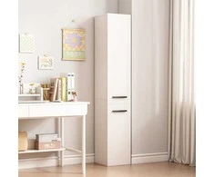 Muvu Balta moderni stovinti spinta, aukšta mansarda, 2 durys, 174 cm