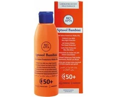 APTASOL BAMBINI 50+, apsauginis losjonas su labai aukšta apsauga 50+, BIOAPTA, 125 ml