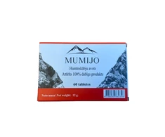 Biovit Llc MUMIO Shilajit išgrynintos 100 % natūralios produkto tabletės, N60