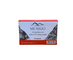 Biovit Llc MUMIO Shilajit išgrynintos 100 % natūralios produkto tabletės, N30