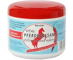 Eifa Warenhandels BIO-VITAL® Šildantis arklių balzamas su čili pipirų ekstraktu, 500 ml