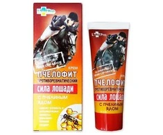 Lekopro PCHELOFIT, kūno kremas su bičių nuodais ir barsukų taukais, ARKLIŲ POWER, 75 ml