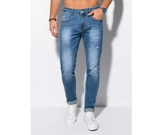 Blue Vyriškos jeans p1141 - mėlynas