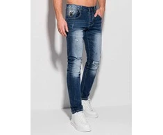 Blue Vyriškos jeans p1307 - mėlynas