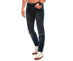 Blue Vyriškos jeans p1415 - mėlynas