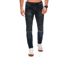 Blue Vyriškos jeans p1415 - mėlynas