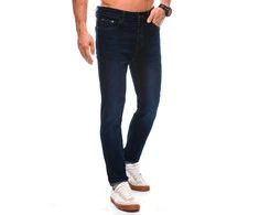 Blue Vyriškos jeans p1417 - mėlynas
