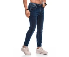 Blue Vyriškos jeans p1444 - mėlynas
