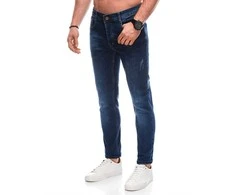 Blue Vyriškos jeans p1470 - mėlynas