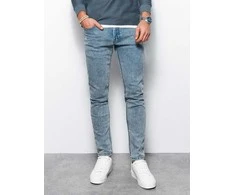 Blue Vyriškos jeans skinny fit - light mėlynas p1062