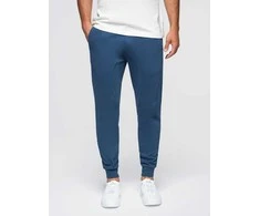 Blue Vyriškos jogger sweatpants - navy mėlynas v4 om-pabs-0173