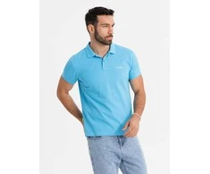 Blue vyriški polo marškinėliai – šviesiai mėlyni