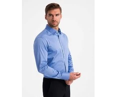 Blue vyriški marškiniai mėlyni