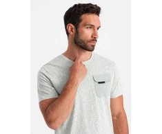 Cotton medvilniniai marškinėliai - geltonai žali v4 om-tsfp-0188