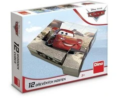 Dėlionė Cube Dino kubo galvosūkis 12 vnt. Automobiliai