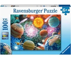 Ravensburger dėlionė, 100 detalių, Kosmosas