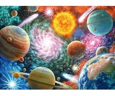Ravensburger dėlionė, 100 detalių, Kosmosas