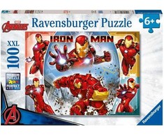 Ravensburger dėlionė, 100 detalių, Marvel Geležinis žmogus