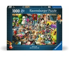 Ravensburger dėlionė šunų vaikštynėms, 1000 detalių