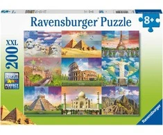 Ravensburger dėlionė, 200 detalių, paminklai
