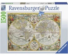Ravensburger Dėlionė 1500 detalių Senovinis žemėlapis