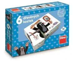 Dino Cube Dėlionė, 6 dalių Kurmis