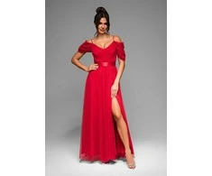 moteriška suknelė - raudona