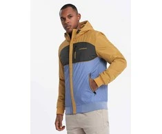 Ombre Clothing vyriška striukė, balta - ombre drabužiai