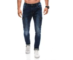 Vyriškos cargo pants p1408 - denim