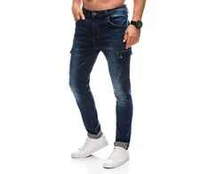 Vyriškos cargo pants p1408 - denim