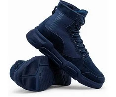 Sneakers vyriški laisvalaikio sportbačiai t348 - tamsiai mėlyni