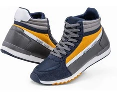 Sneakers vyriški laisvalaikio sportbačiai t358 - tamsiai mėlyni