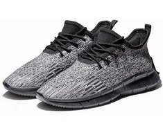 Sneakers vyriški laisvalaikio sportbačiai t388 - pilki