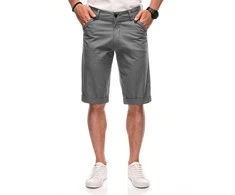 vyriški chino šortai w504 – pilki