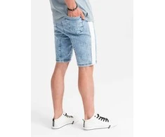 Denim vyriški džinsiniai šortai - šviesūs džinsai w363